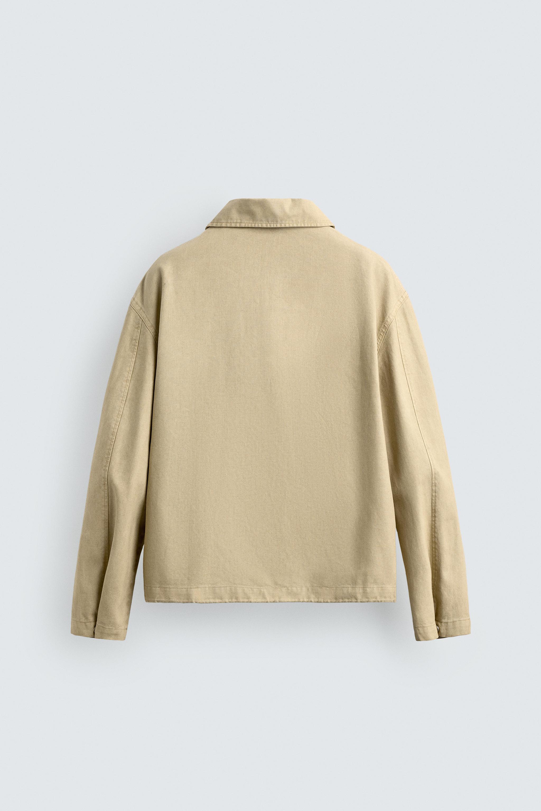 RELAXED FIT JACKET WITH CONTRAST LINING